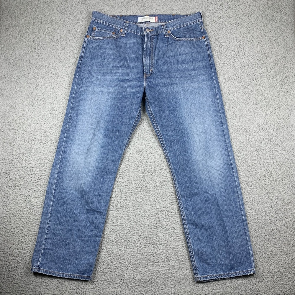 Vintage Levis Jeans Mens 38x30 Blue 505 Regular Fit Straight Y2K Deadstock‎ NEW